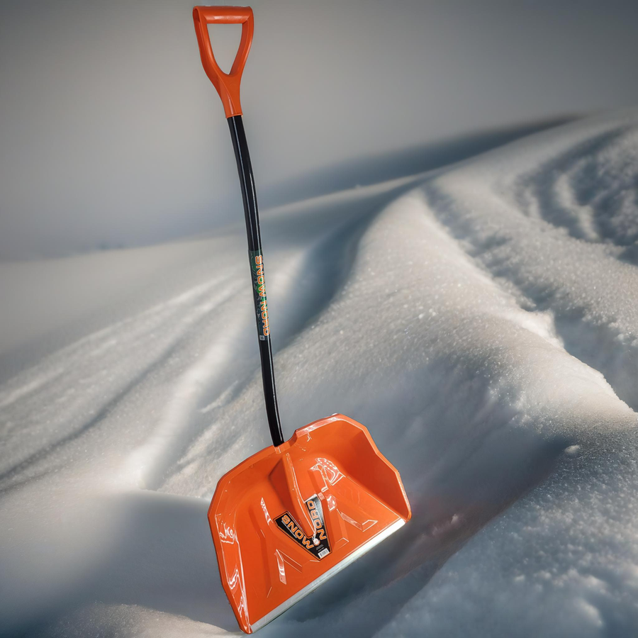 Лопата для уборки снега пластмассовая Инструм-Агро SnowNord 142 см 100191, предпросмотр