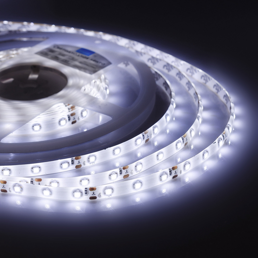 Комплект светодиодной ленты Apeyron Electrics 12В 4.8Вт/м IP65 2.5м коннект БП х.б., предпросмотр