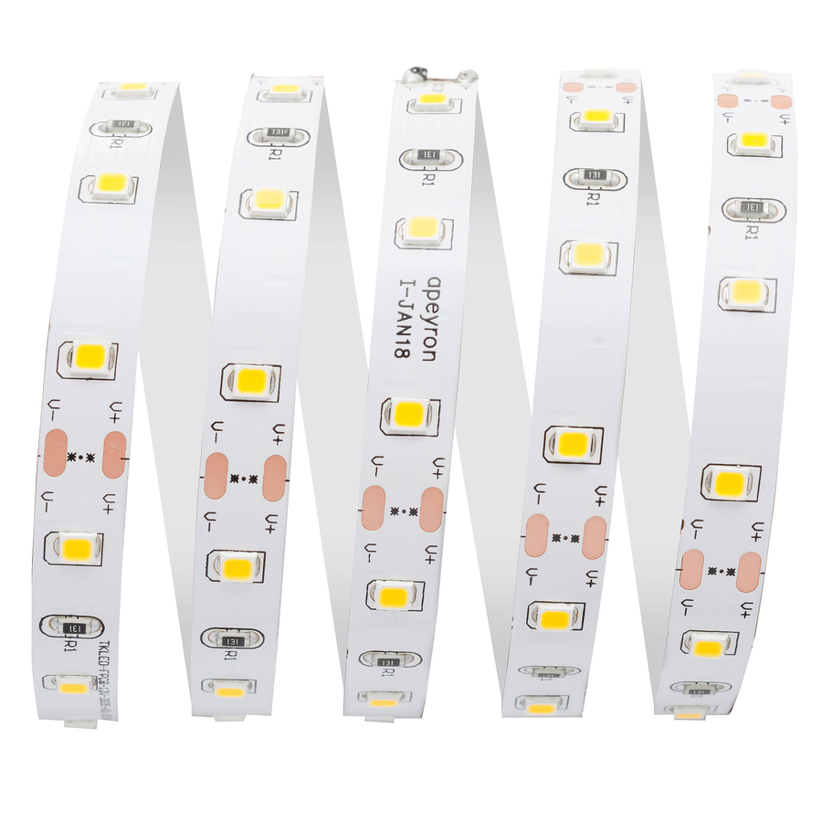 Комплект светодиодной ленты Apeyron Electrics 12В 4.8Вт/м IP20 2.5м теплый белый, превью