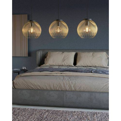 Подвес 3х40WхE27 venezuela черн/золот, предпросмотр