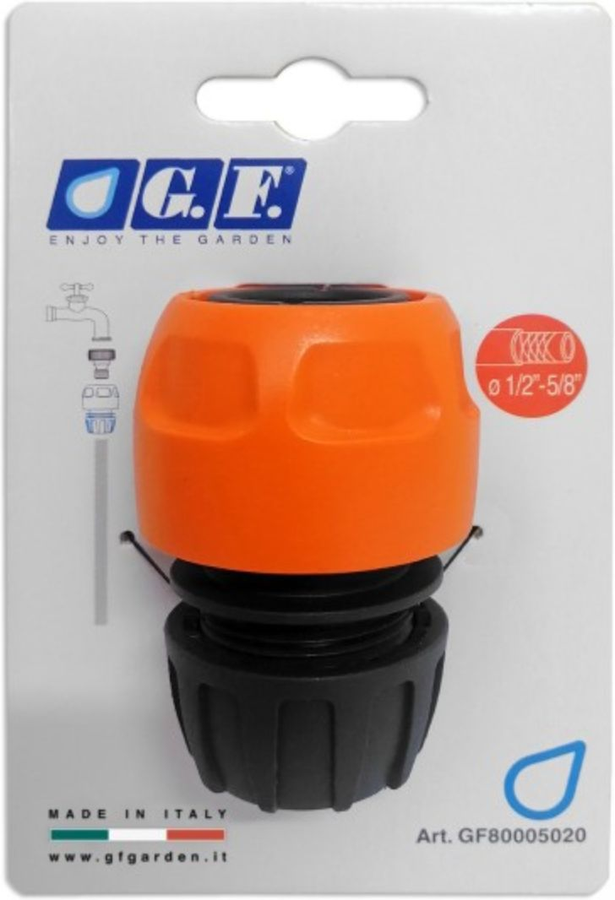 Коннектор для шланга G.F. Open 1/2", 5/8", предпросмотр