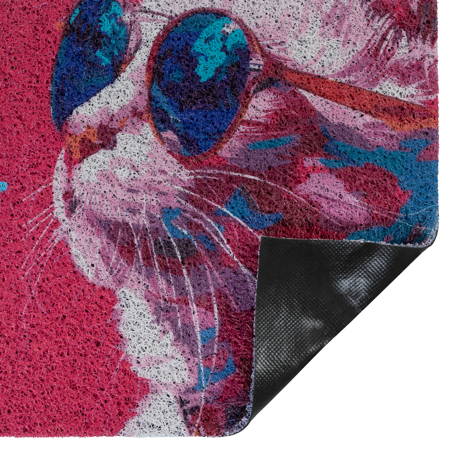 Коврик придверный ПВХ DABAR 50*80 Кот Welcome, предпросмотр