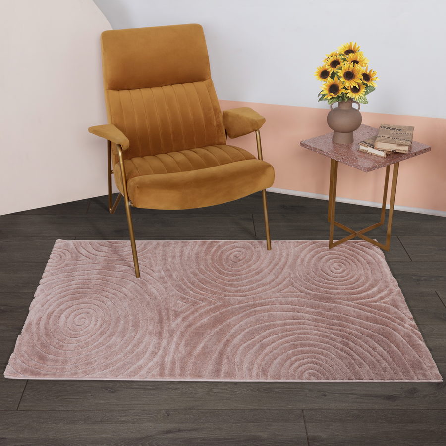 Ковер Soft 0,8х1,5 J954A розовый, предпросмотр
