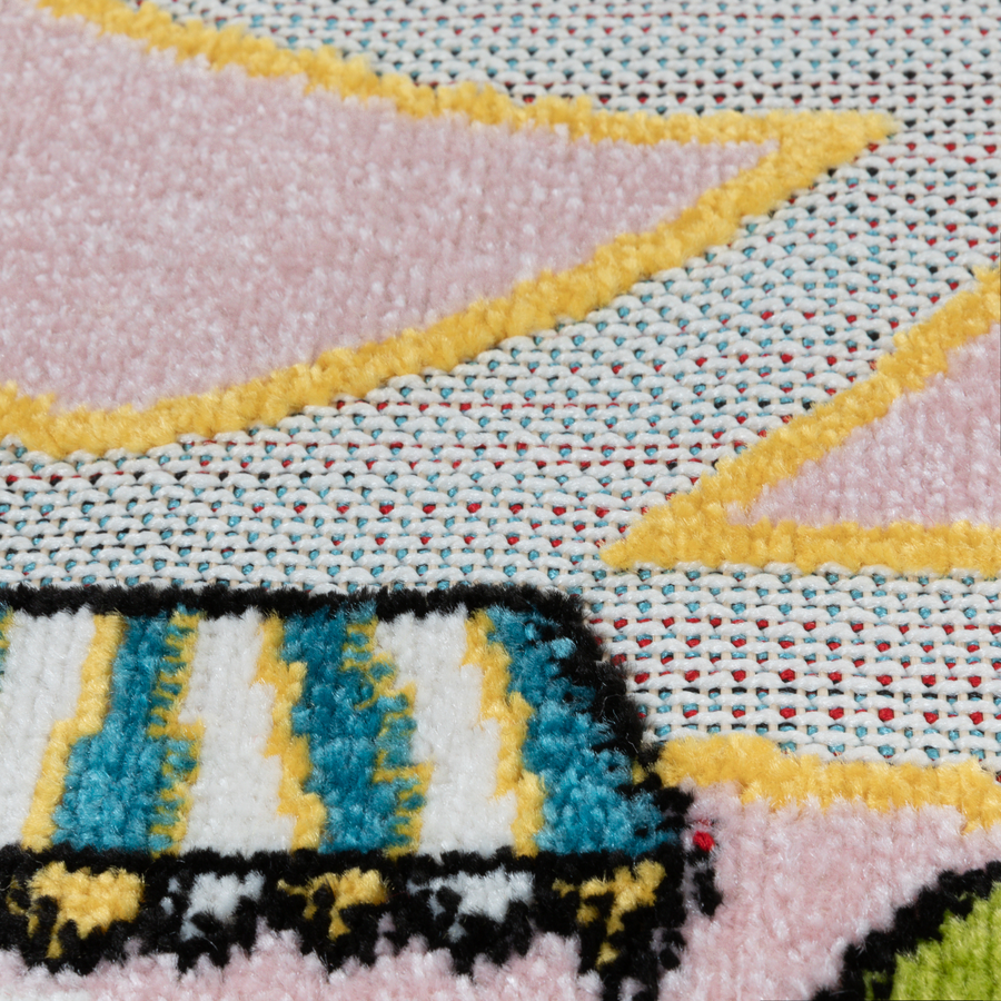 Ковер PLAY RUGS 1.33*1.9 дизайн D579A L.PINK/L.PINK, превью