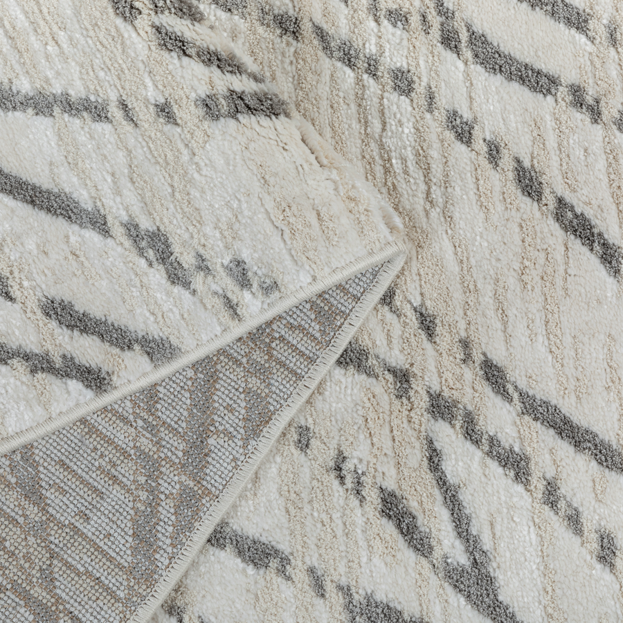 Ковер MONZA 0.8*1.5 дизайн M322A IVORY/PL.GREY, предпросмотр