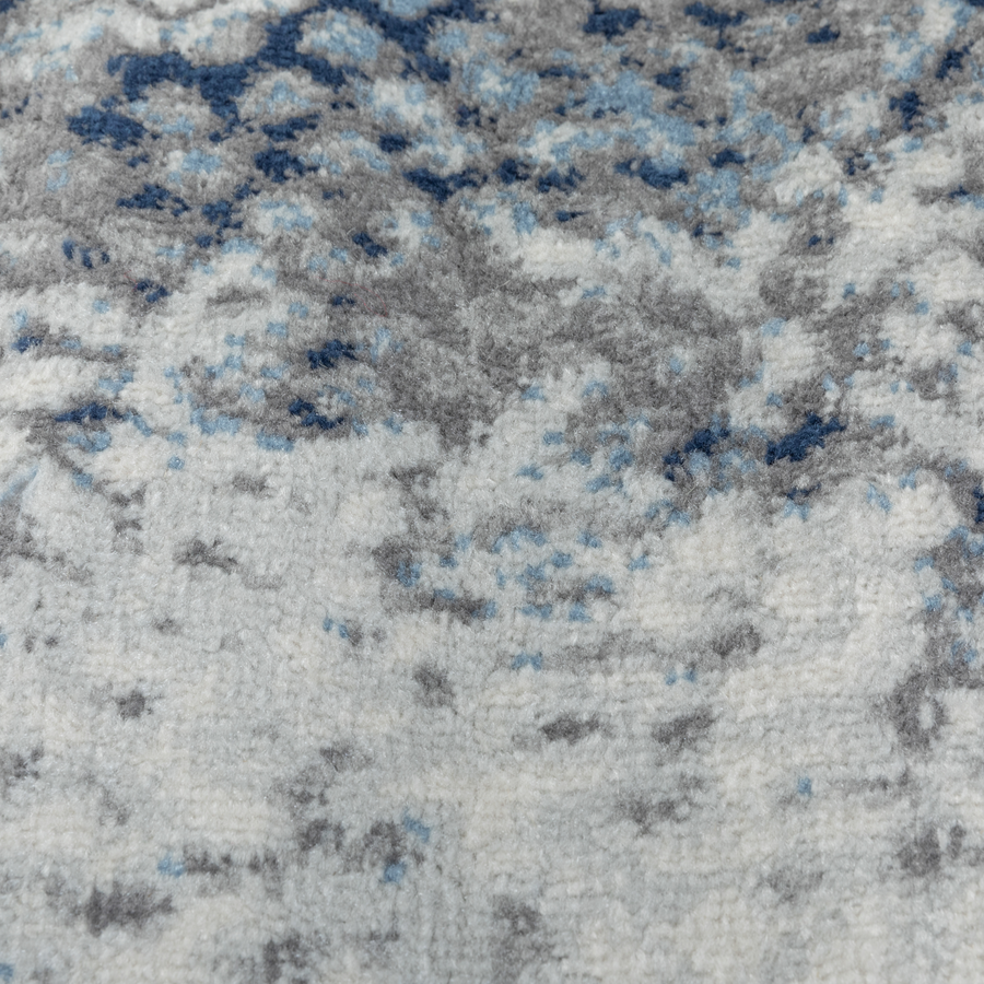 Ковер FLORES 0.8*1.5 дизайн 20005A Grey/Navy, предпросмотр
