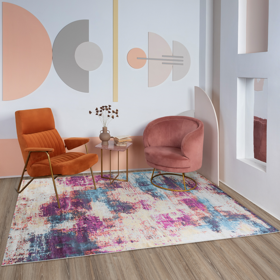 Ковер LUSON 1.6*2.3 дизайн 20369A Ivory/Fushia, превью