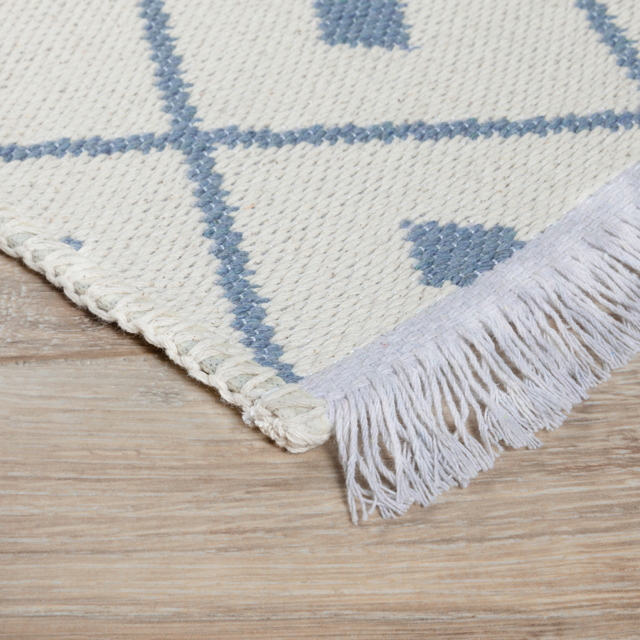 Ковер TERESSA 0.6*1 дизайн 28 LT.BLUE/CREAM, предпросмотр