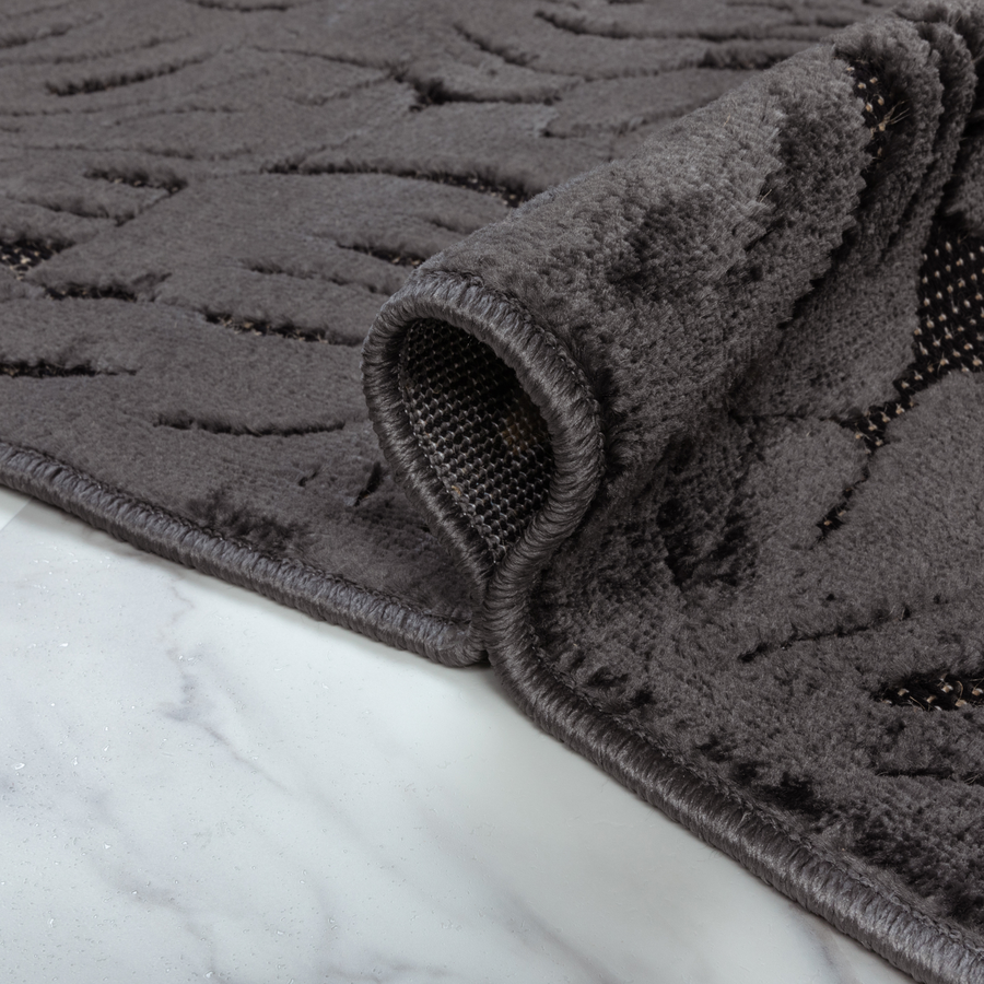 Ковер GROTTA 0.8*1.5 дизайн 4069C ANTHRACITE/ANTHRACITE, предпросмотр