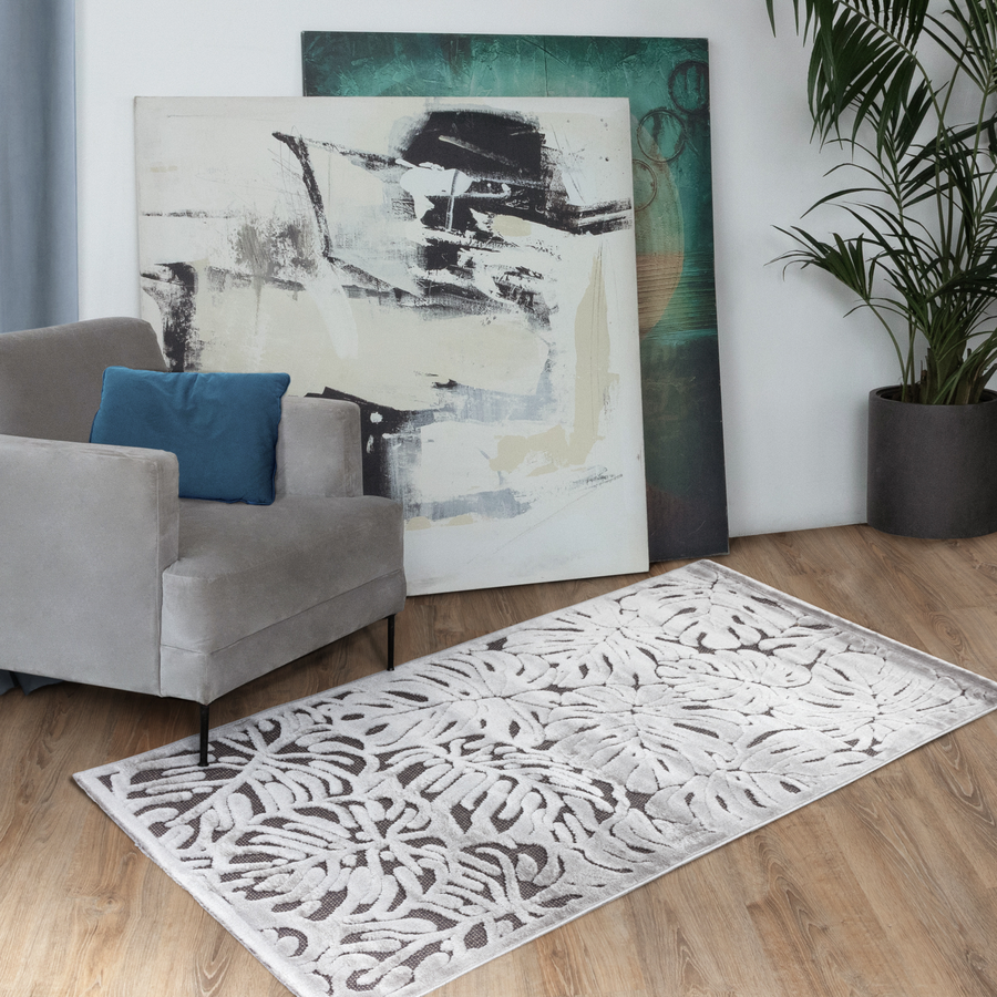 Ковер GROTTA 0.8*1.5 дизайн 4069C GREY/GREY, превью