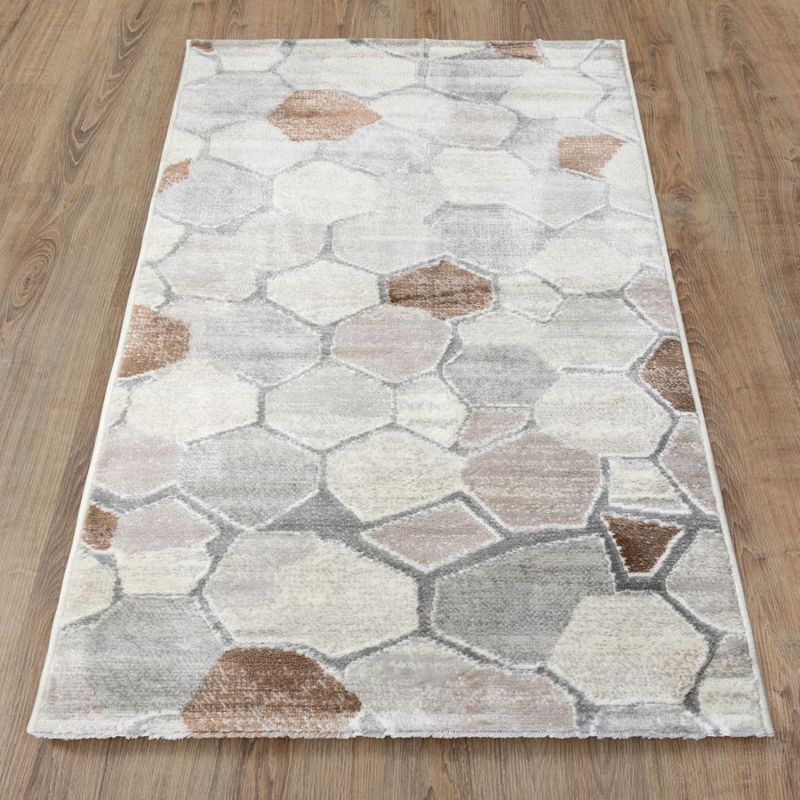 Ковер VENZA 0.6*1.1 дизайн 5683B L.GREY/BROWN, превью