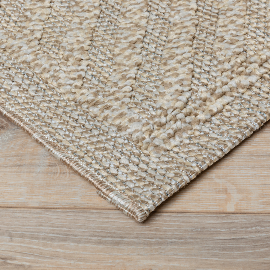 Ковер INESSA 0.8*1.5 дизайн SS004 D.BEIGE/D.BEIGE, превью