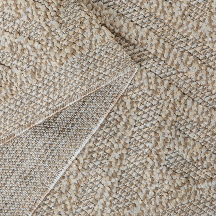 Ковер INESSA 0.8*1.5 дизайн SS004 D.BEIGE/D.BEIGE, предпросмотр