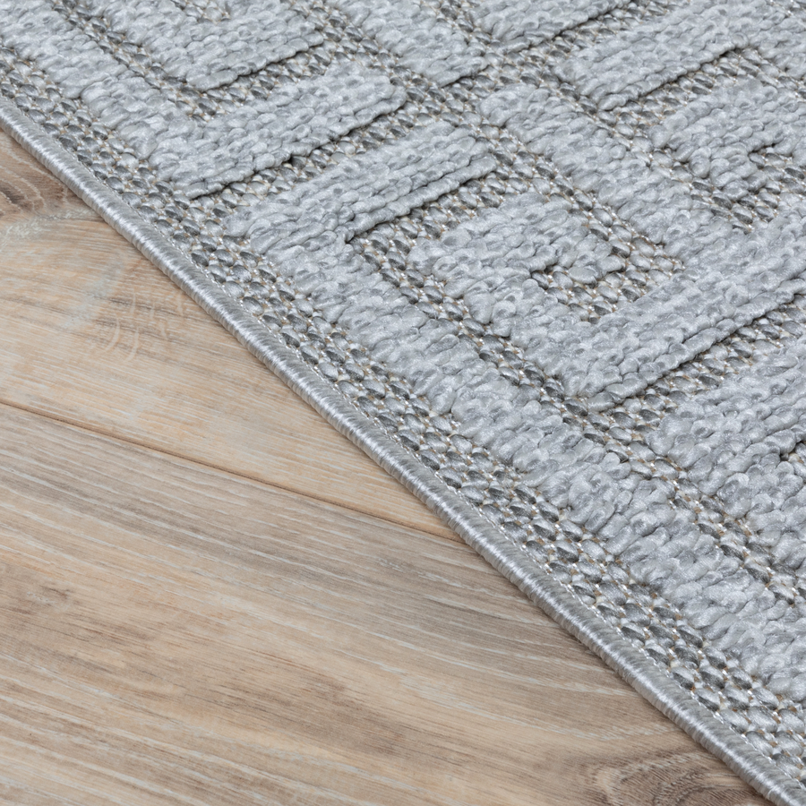 Ковер INESSA 0.8*1.5 дизайн SW021 GREY/L.GREY, предпросмотр