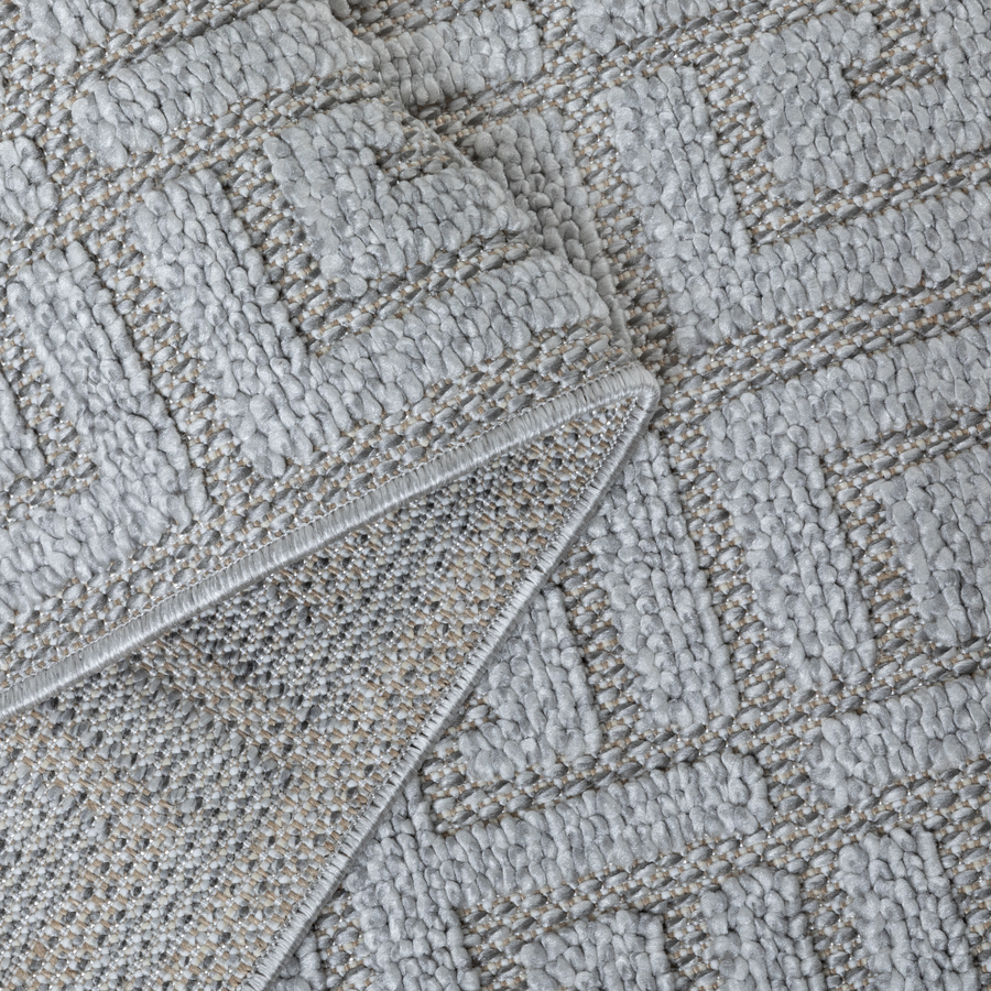 Ковер INESSA 0.8*1.5 дизайн SW021 GREY/L.GREY, превью