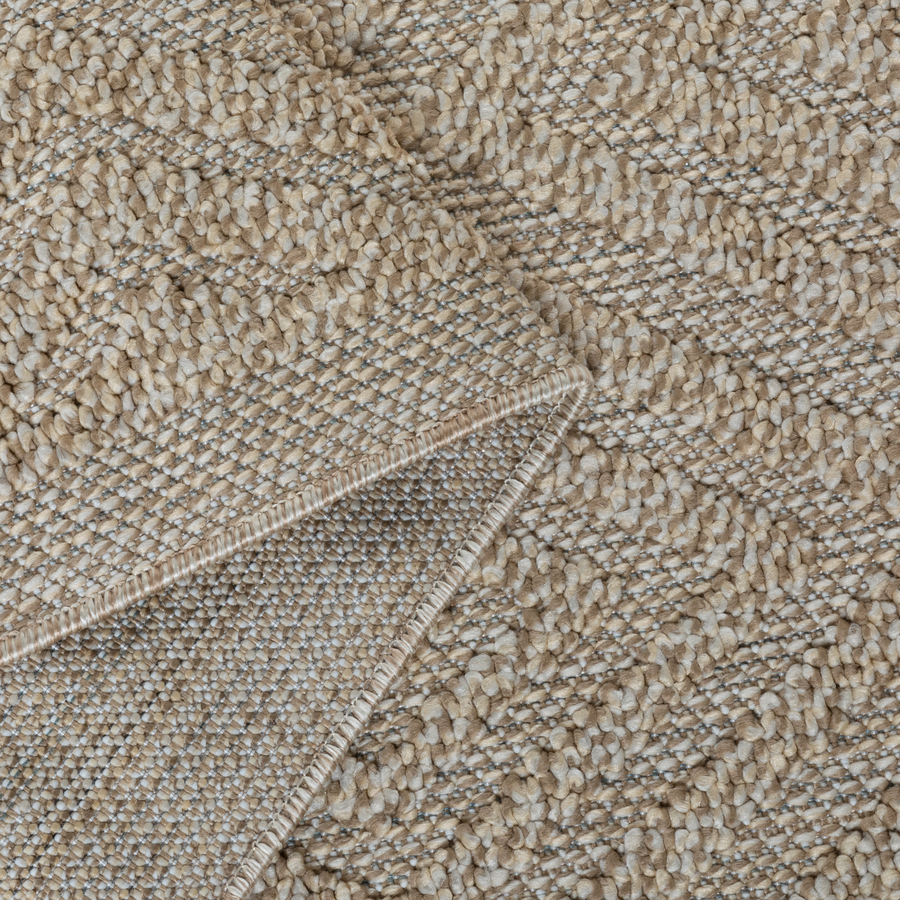 Ковер INESSA 0.8*1.5 дизайн SS016 D.BEIGE/D.BEIGE, предпросмотр