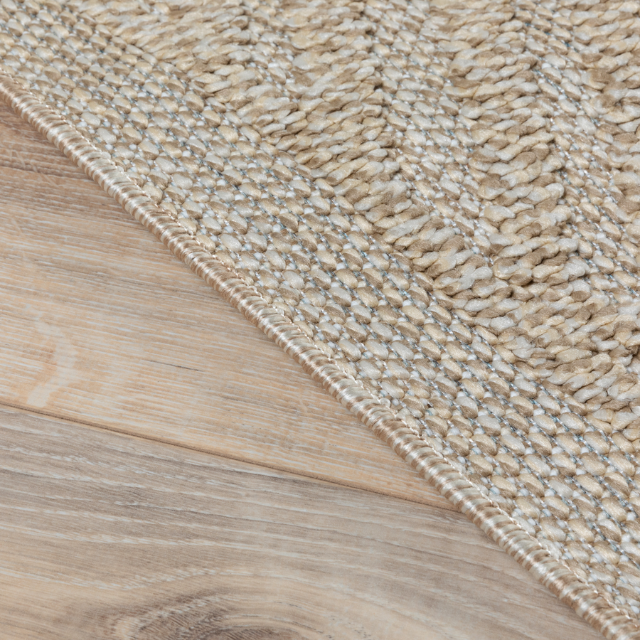Ковер INESSA 0.8*1.5 дизайн SS016 D.BEIGE/D.BEIGE, превью