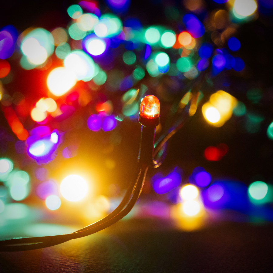 Гирлянда внешняя Световой занавес GlOS 408 LED многоцветный 4 м, превью