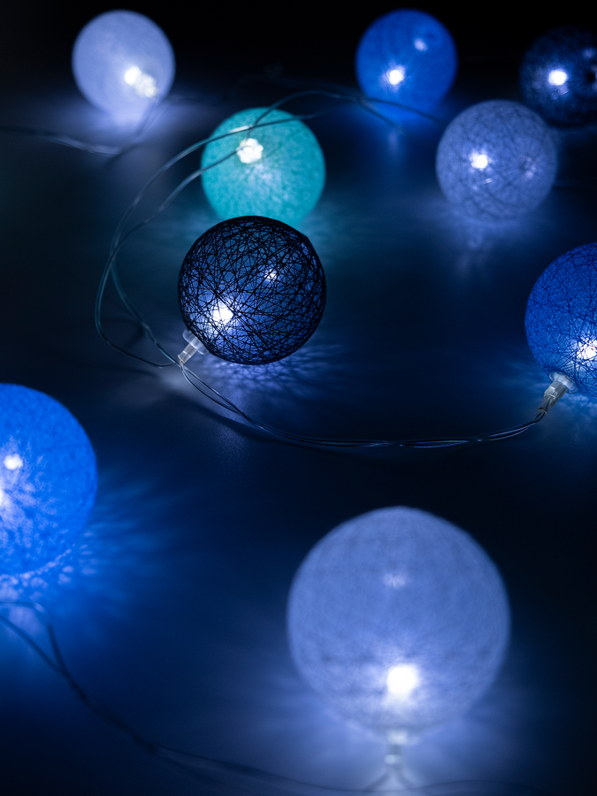 Гирлянда внутренняя шарики SH LIGHTS 20 LED белый 2,85 м, превью