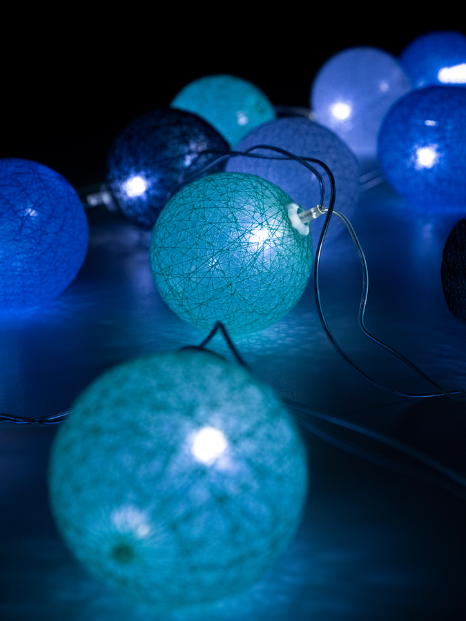 Гирлянда внутренняя шарики SH LIGHTS 20 LED белый 2,85 м, превью