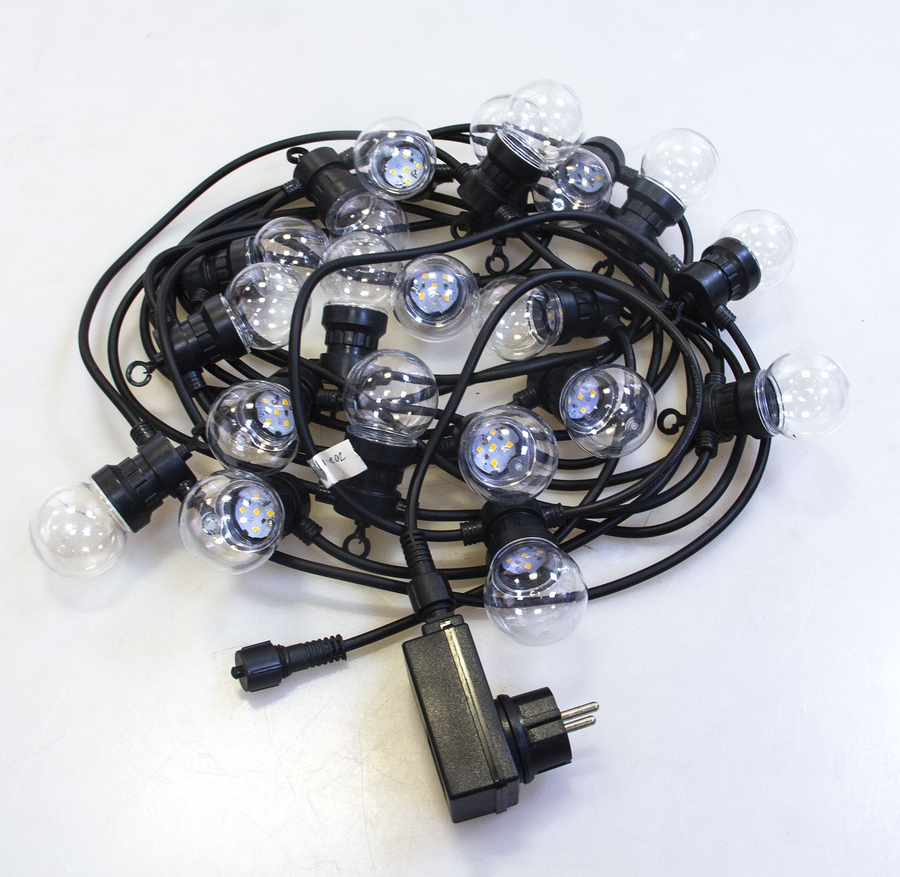 Гирлянда внешняя нить  SH LIGHTS 100 LED желтый 9,5 м, превью