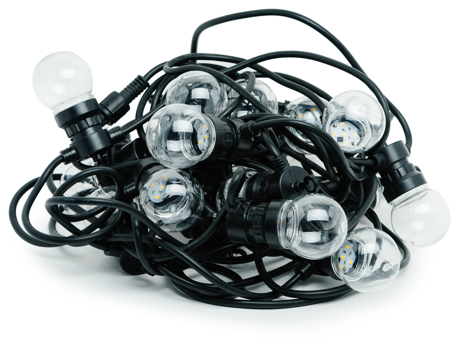 Гирлянда внешняя нить  SH LIGHTS 100 LED желтый 9,5 м, предпросмотр