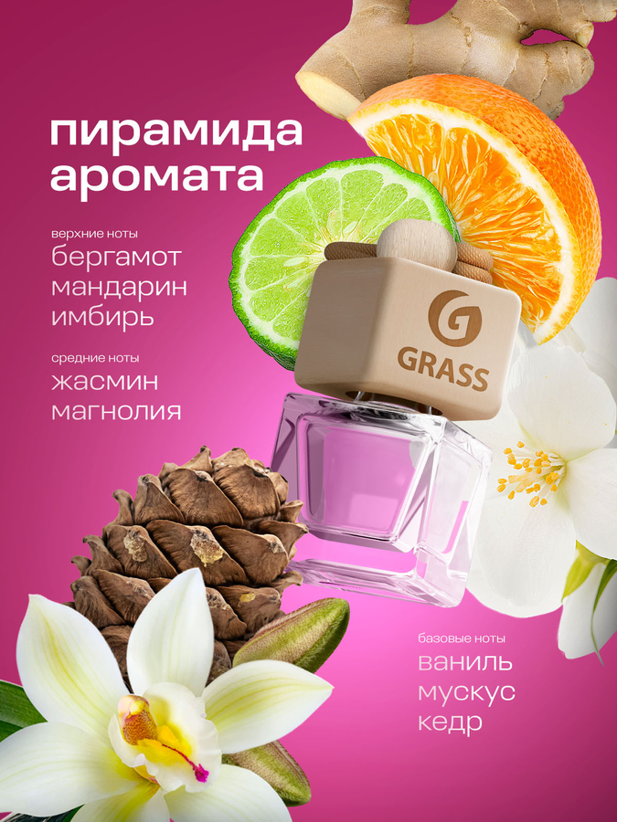 Ароматизатор жидкий подвесной Whisper Grass 8 мл, превью