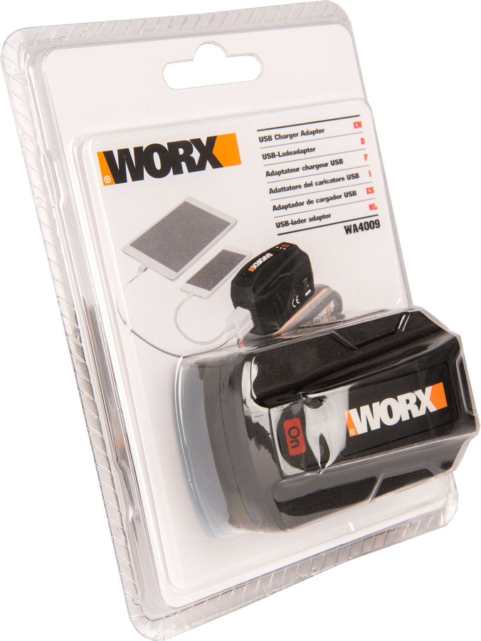 Адаптер для аккумулятора Worx WA4009 Li-Ion 5 В 2 А, предпросмотр