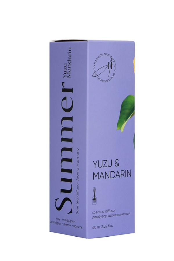 Диффузор ароматический Aroma Harmony  "Yuzu mandarin". "Юзу и мандарин", 60 мл, превью