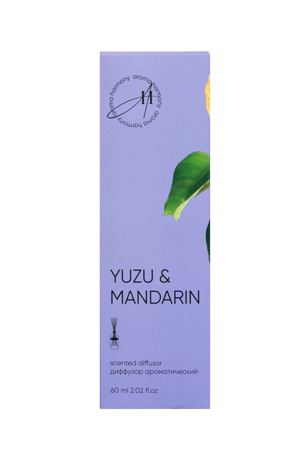 Диффузор ароматический Aroma Harmony  "Yuzu mandarin". "Юзу и мандарин", 60 мл, предпросмотр