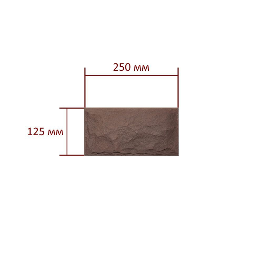 Искусственный камень Atlas Stone Гранит коричневый 0,5 кв.м, предпросмотр