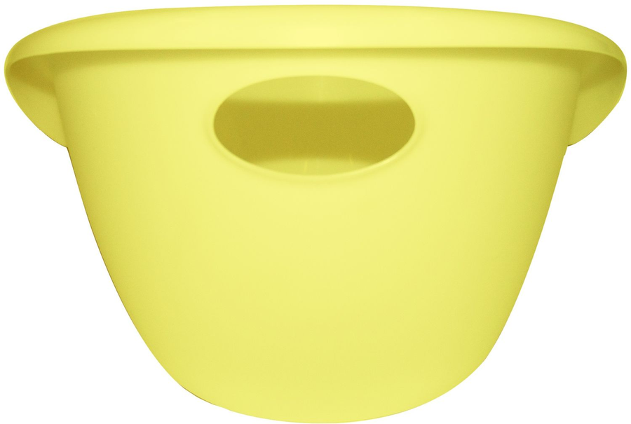 Таз универсальный 12 л Hausmann HM-1090 Funny Smile желтый, предпросмотр