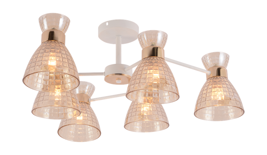 Люстра Rivoli Frances 9182-306 6хЕ27 60 Вт модерн, превью
