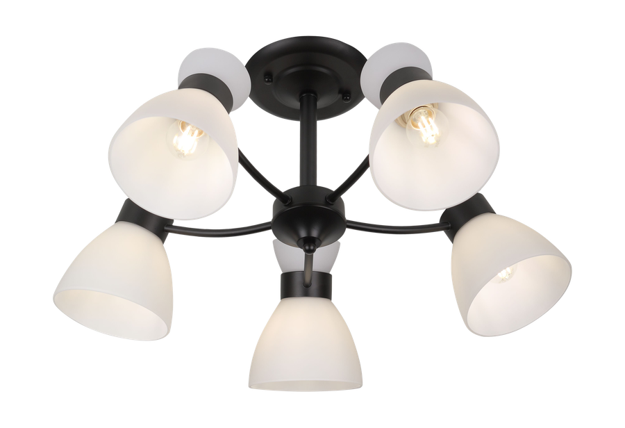 Люстра Rivoli Aemilia 9185-305 5хЕ27 60 Вт модерн, предпросмотр