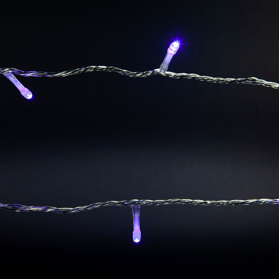 Гирлянда внешняя нить  SH LIGHTS 120 LED синий 14 м, превью