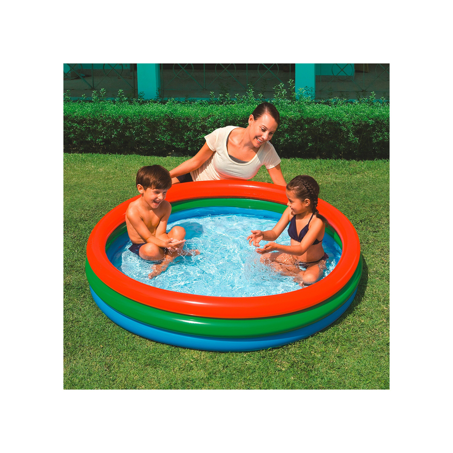 Бассейн детский надувной круглый Bestway Summer Set Pool 152х30 см, превью