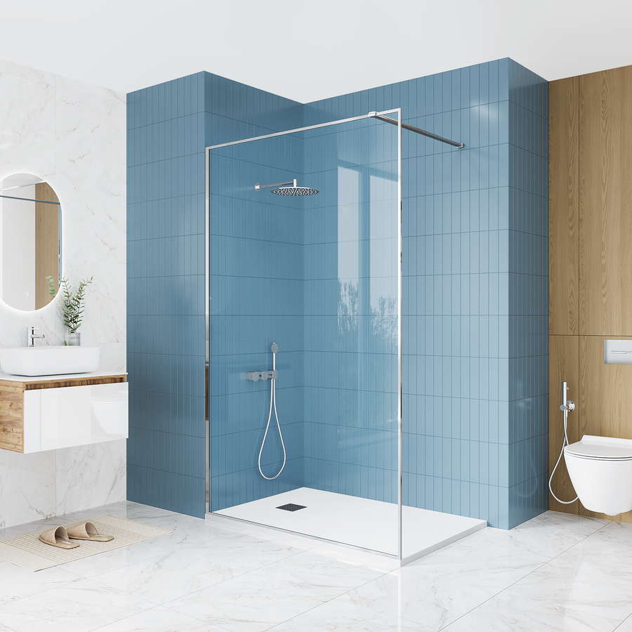 Душевая перегородка WALK IN LEO Chrom 100х195, 6мм, предпросмотр