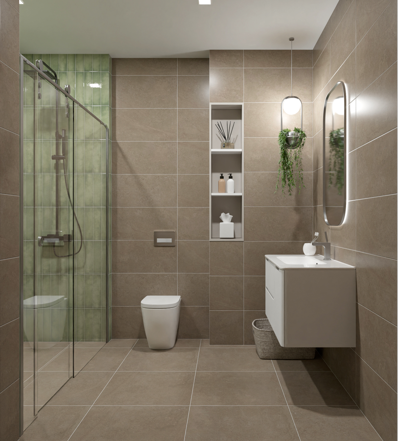 Керамогранит Azori Sandstone коричневый 60Х60 см 1,44 м², предпросмотр