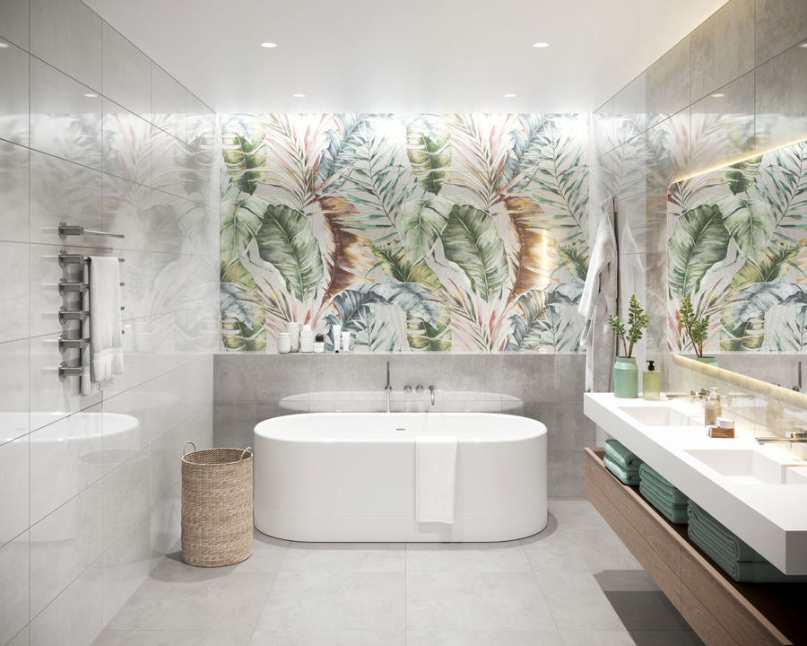 Плитка Настенная Global Tile Infinium cерый 30X60 см 1,62 м², предпросмотр