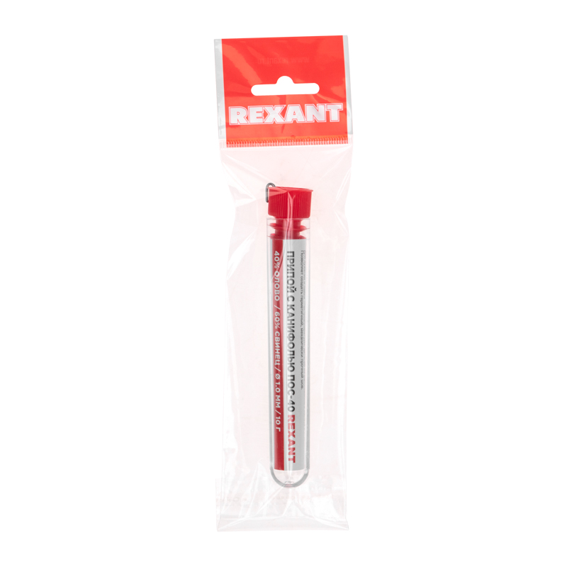 Припой для паяльника REXANT ПОС-40, 10 г 1 мм, предпросмотр