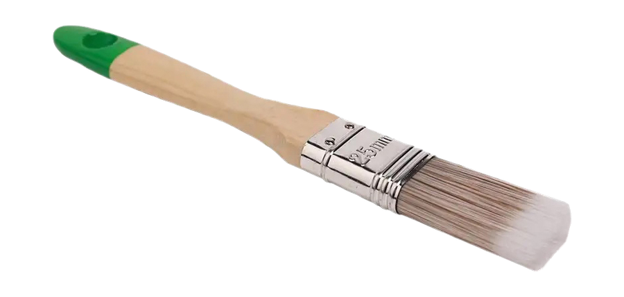Кисть плоская TOOLBERG "Текстура-Эксперт", смешанная щетина, дер. рук., 25мм, превью