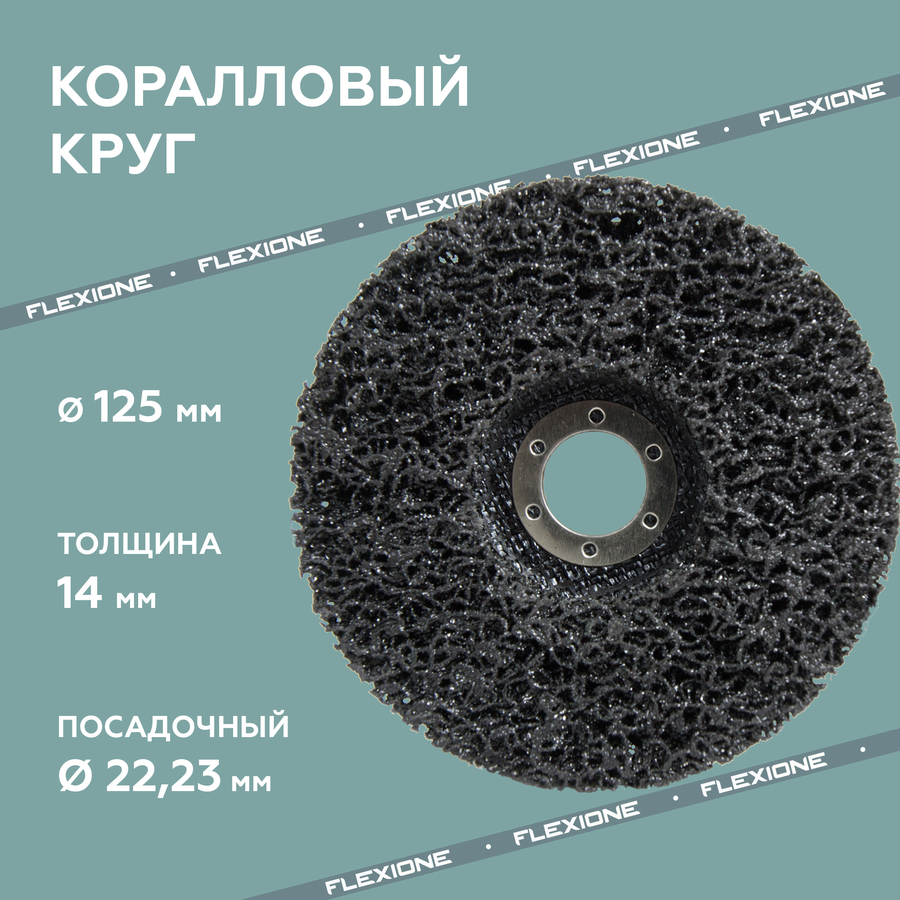 Шлифовальный круг FLEXIONE 125 мм 1 шт, превью