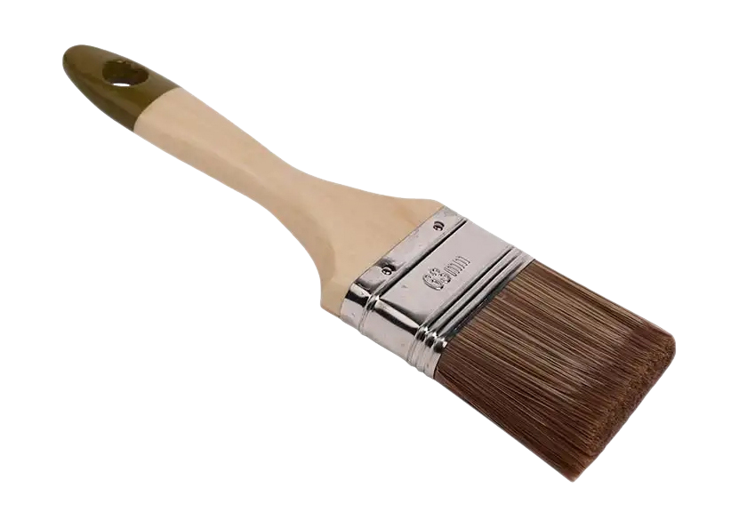 Кисть плоская TOOLBERG "Микс-Эксперт", смешанная щетина, дер. рук., 63мм, предпросмотр