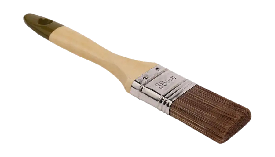 Кисть плоская TOOLBERG "Микс-Эксперт", смешанная щетина, дер. рук., 38мм, предпросмотр