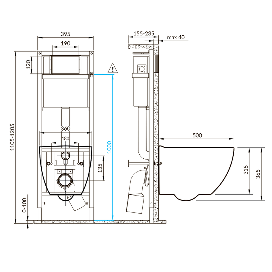 Комплект BRASKO SMART CO DPL EO slim инсталляция VECTOR кнопка TWINS пластик хром глянцевый LP, предпросмотр
