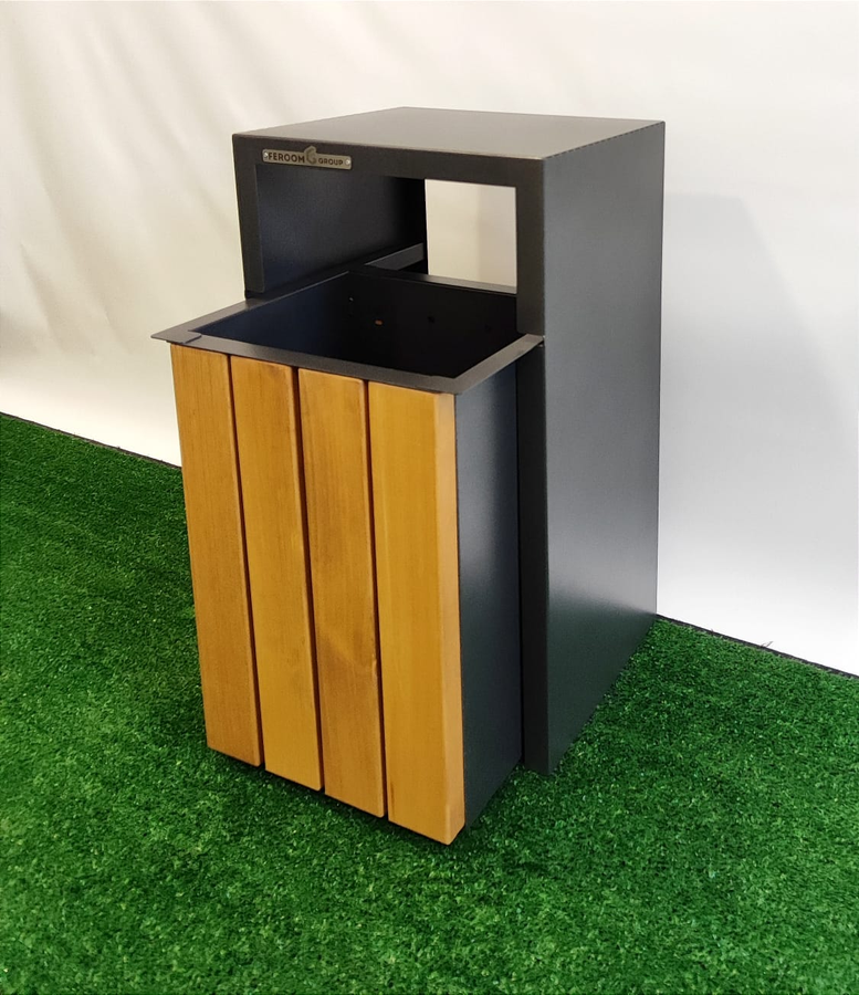 Урна уличная FEROOM GROUP Classic 31х36х61см, 1,2мм, 34л, 17кг, предпросмотр
