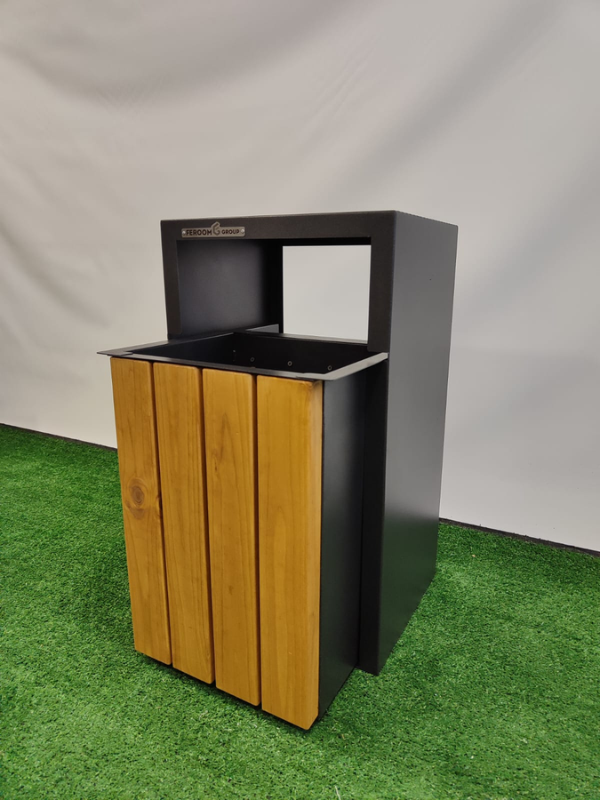Урна уличная FEROOM GROUP Classic 31х36х61см, 1,2мм, 34л, 17кг, предпросмотр