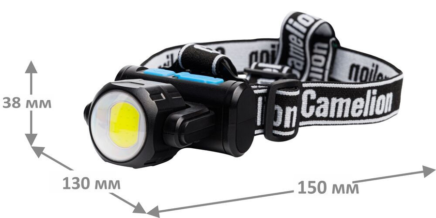 Налобный фонарь Camelion LED53401 черный, превью