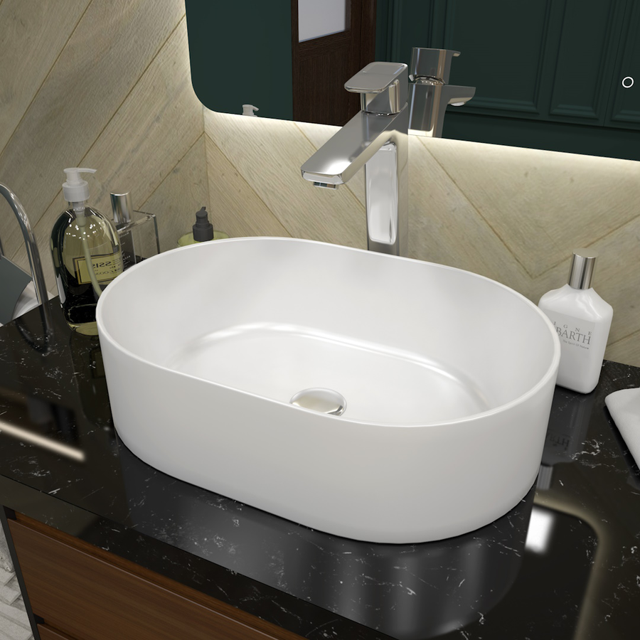 Раковина для ванной накладная Watersense Camila 46 белая W00023, превью