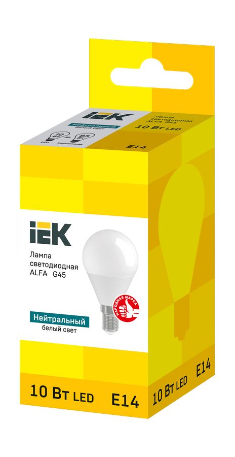 Лампа LED E14 10Вт 4000К IEK, превью